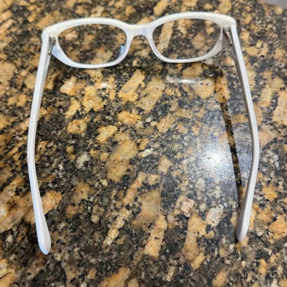 Zenni Kids Blue and White Oval Frames Glasses